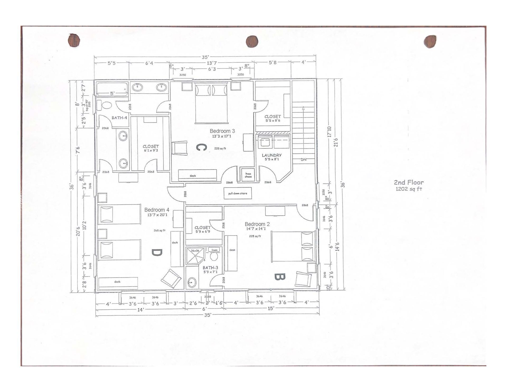 2 Story Long No Balcony -C