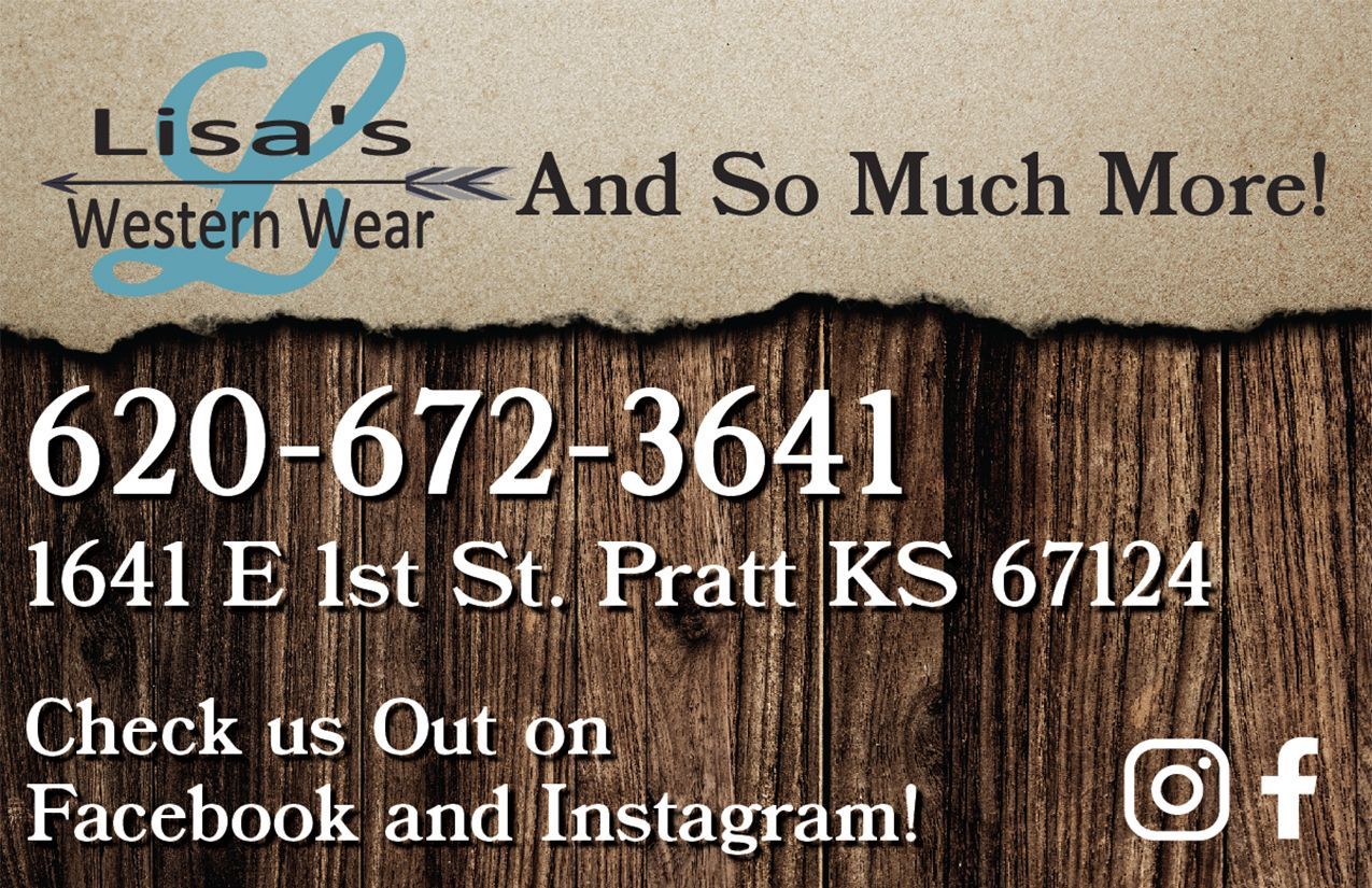 A business card for lisa 's western wear