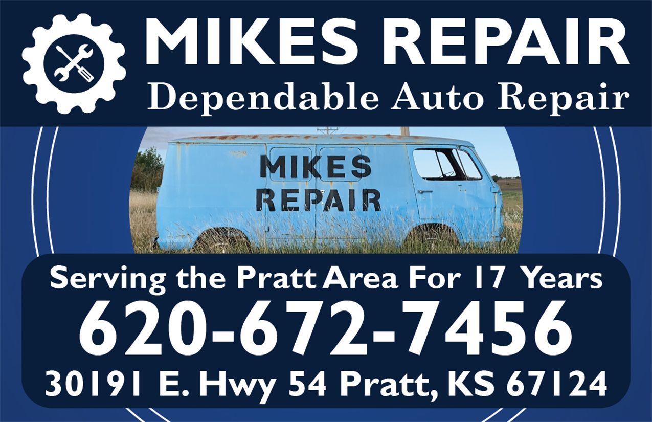 Mikes repair dependable auto repair serving the pratt area for 17 years