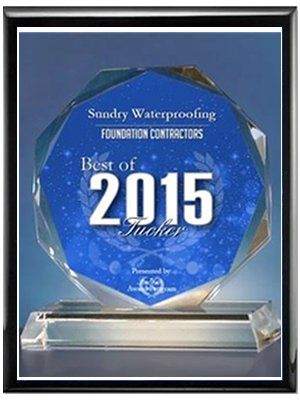 Best Of 2015 Tucker — Atlanta, GA — Sundry Waterproofing