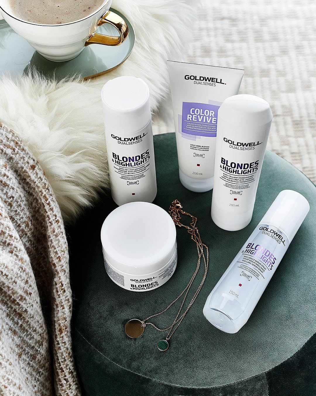 Hair Products Display on Shelves — Clippers Hair Salon in Taree, NSW