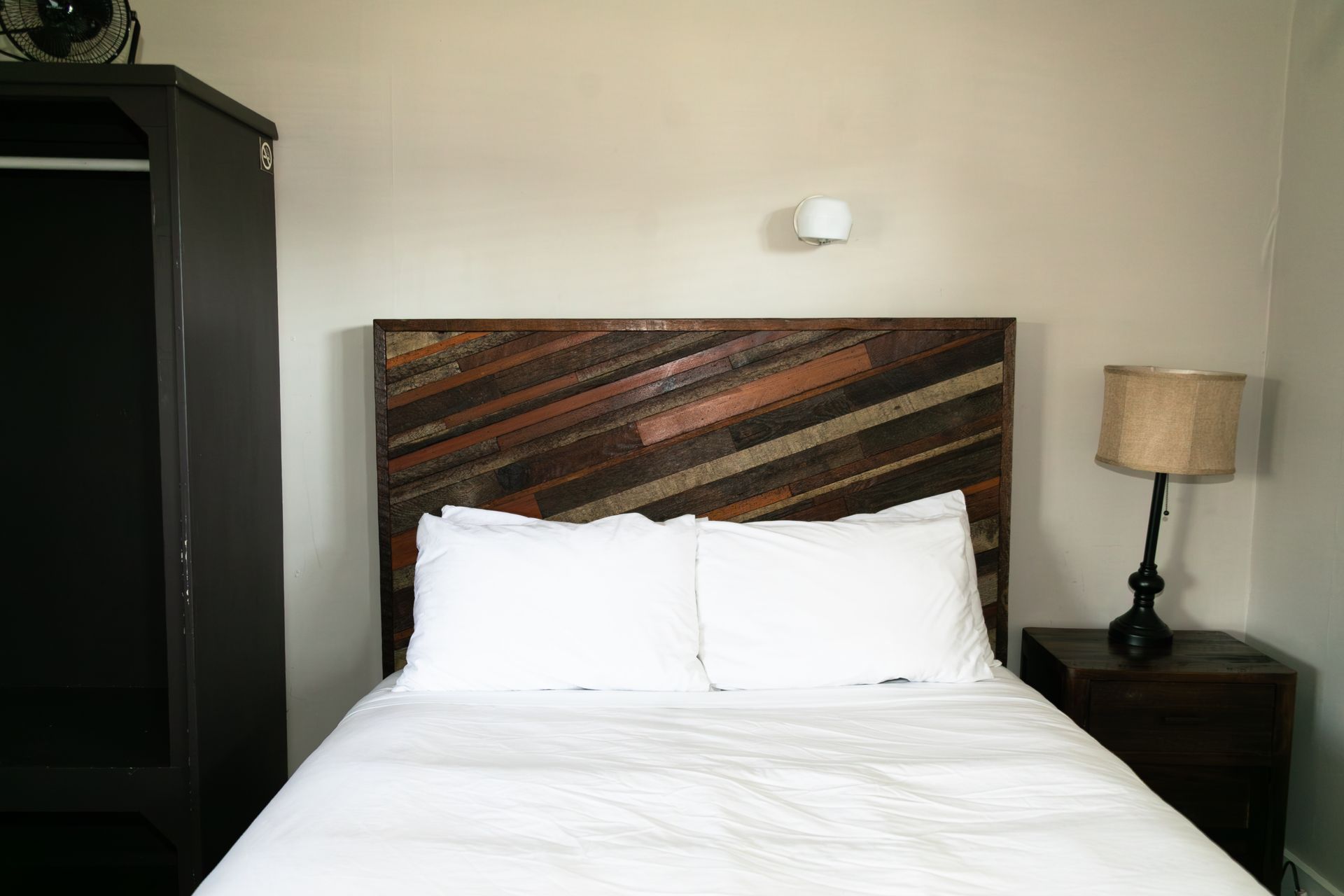 A white door with the number 9 on it