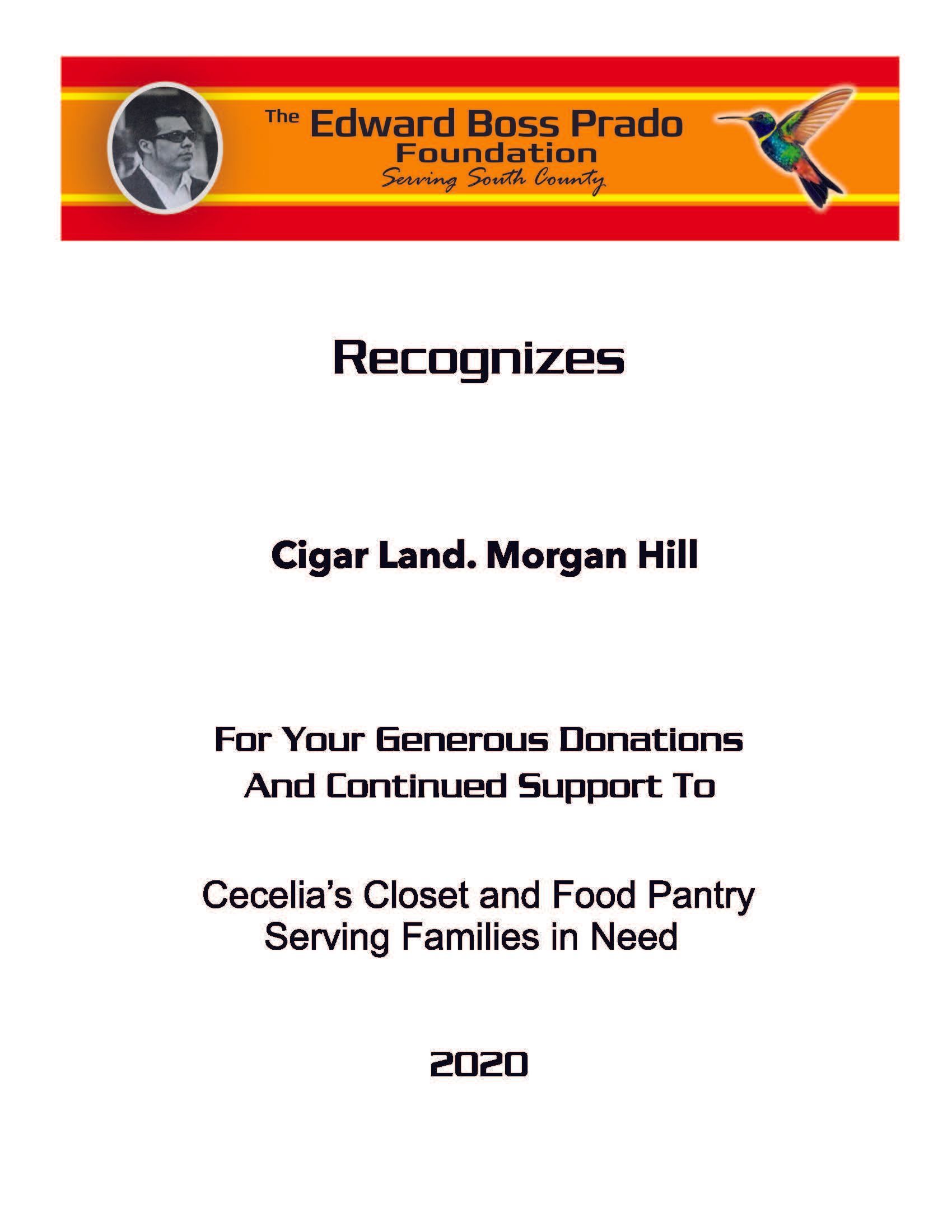 Cigar Land recognition