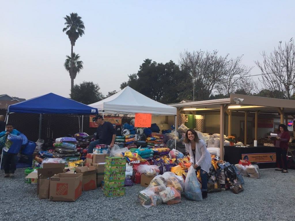 Collecting for Butte fire