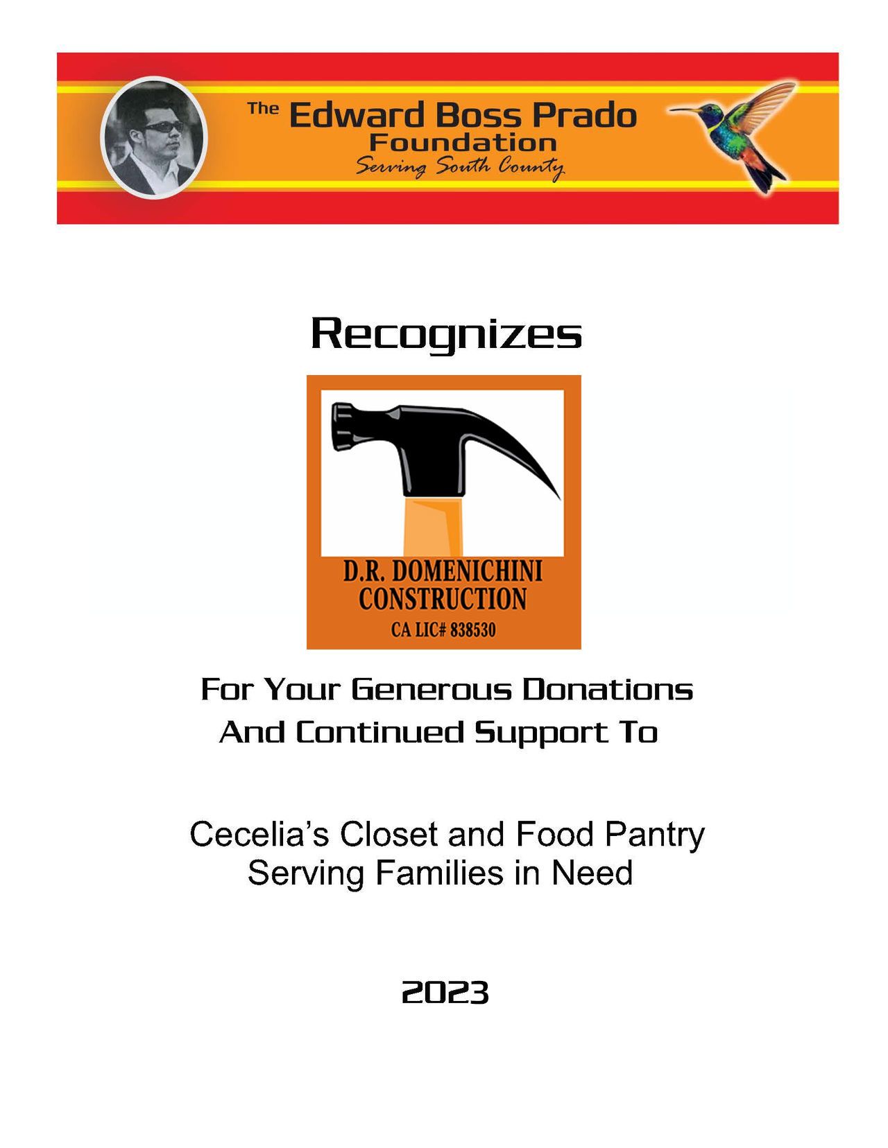 D.R. Domenichini Construction