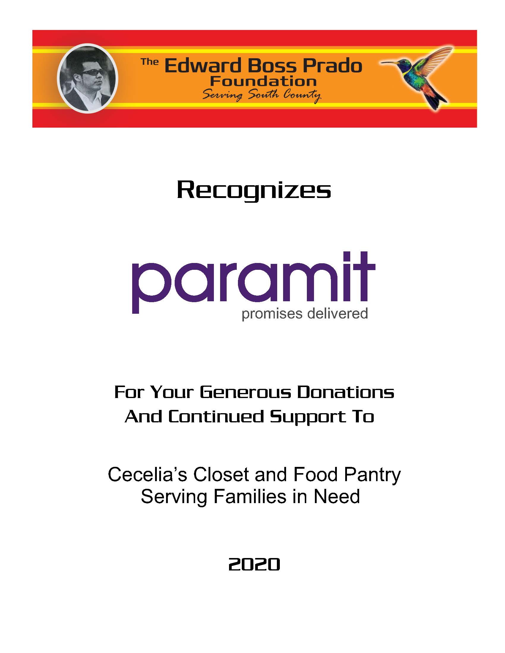 Paramit recognition