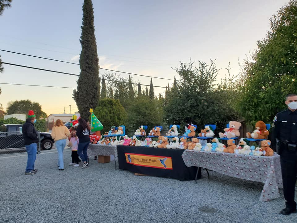 Toys given to youth who came to see