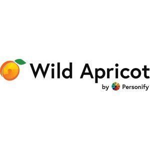Wild Apricot logo with orange apricot icon and “by Personify” text