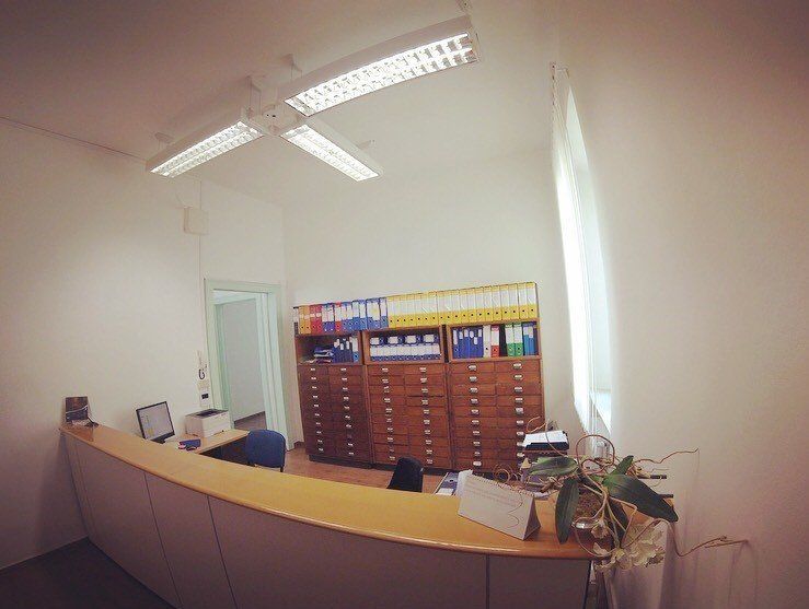 reception dell'agenzia