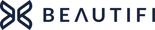 A logo for a company called beautifi with a butterfly on it.