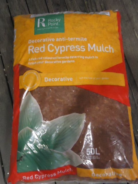 Red Chip Mulch Cypress