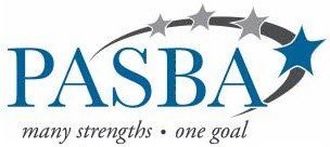 A logo for pasba many strengths one goal.