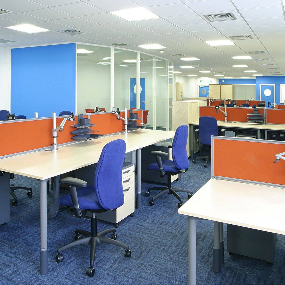 renovated office area