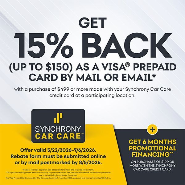 Synchrony financing offer | Lee Myles AutoCare + Transmissions - Hazlet