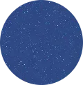 A blue circle with a lot of stars in it.