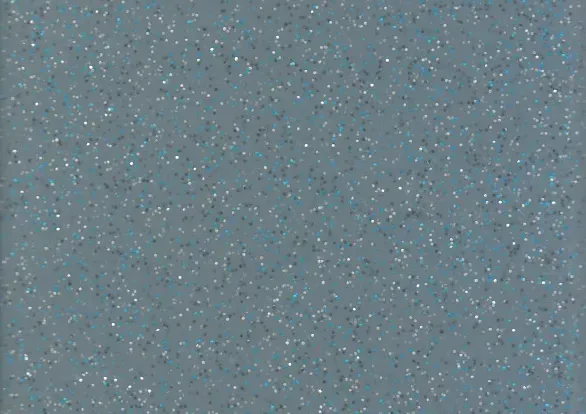 A close up of a blue tile with a lot of small dots on it.