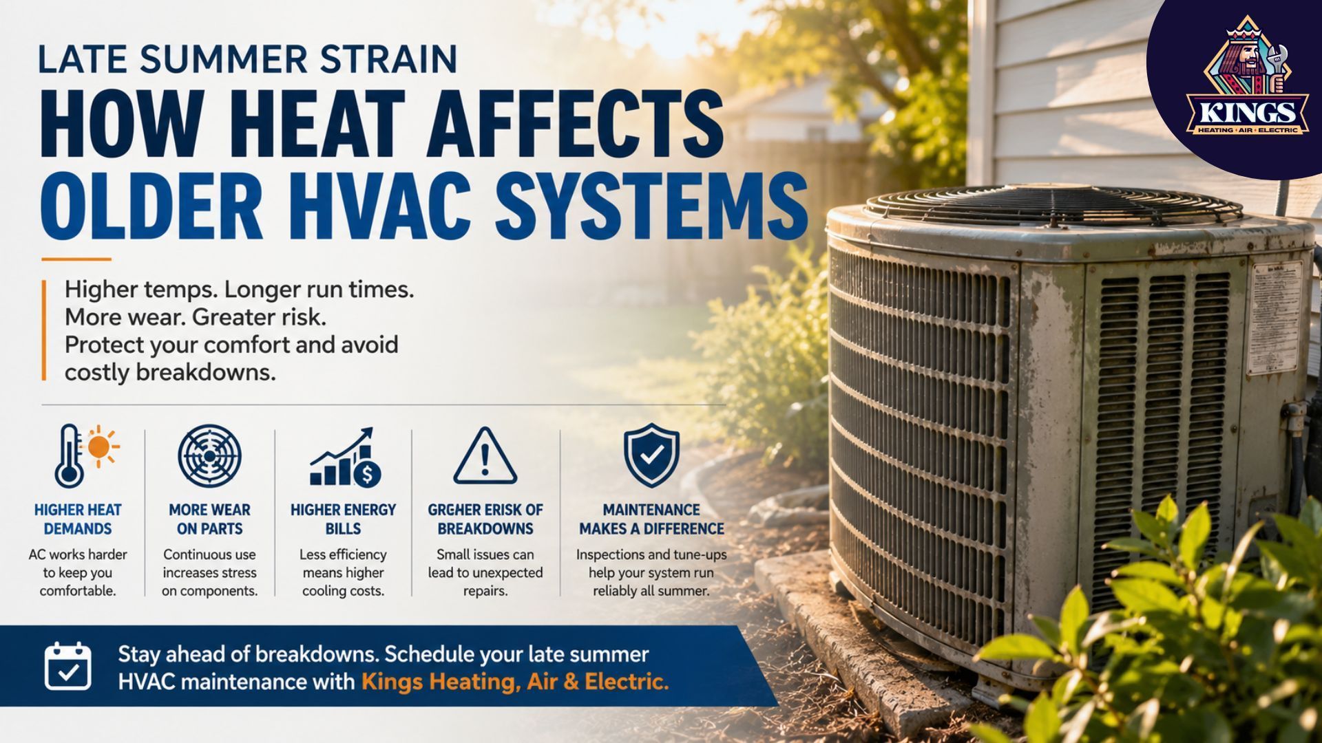 How Late Summer Heat Can Put Extra Stress on Older AC Systems in Lynnwood