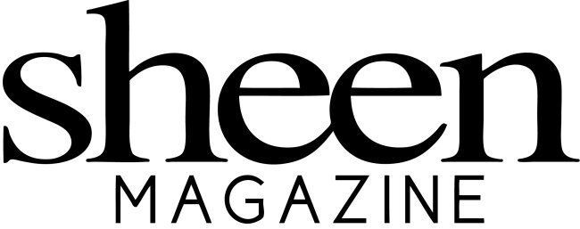 Sheen Magazine logo in black text on a white background.