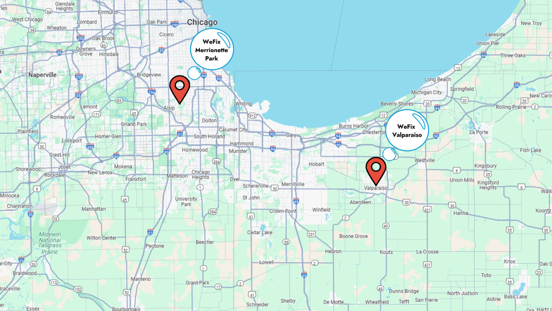 We Fix Phones & Tablets business location map