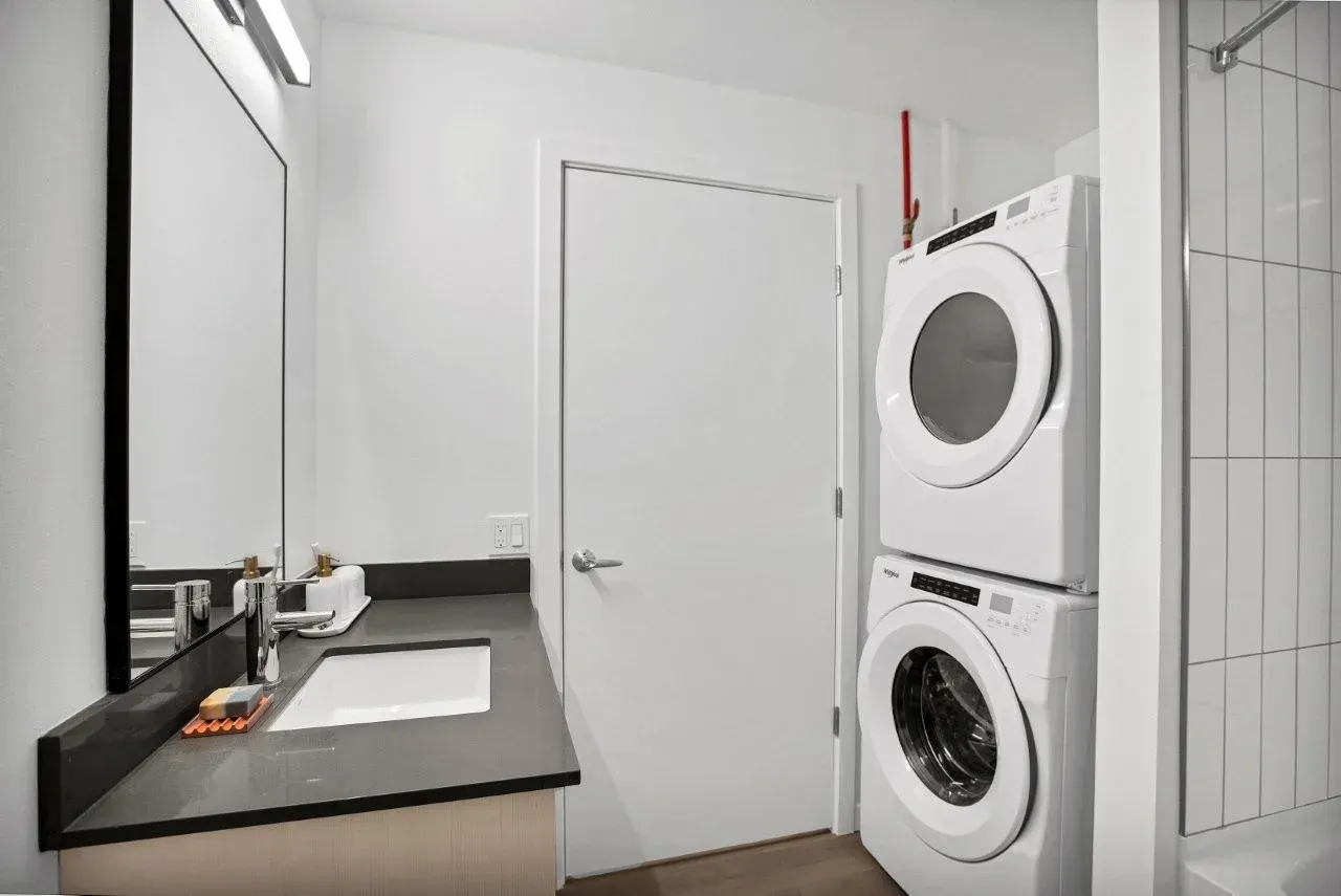 Laundry at Amara in Portland, OR.