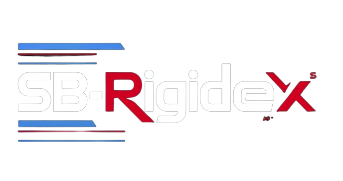 A logo for sb-rigidex is shown on a white background.