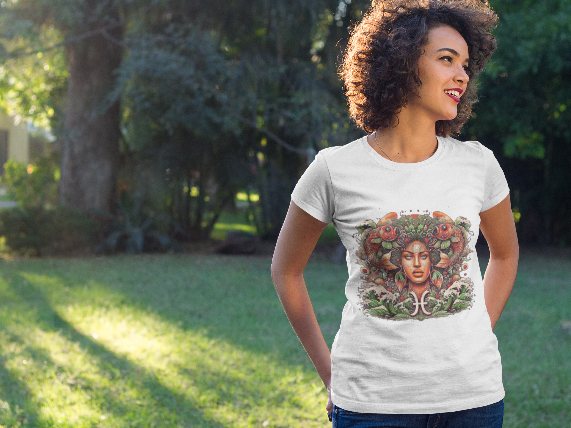 Women's Pisces Zodiac Sign T-Shirt 2
