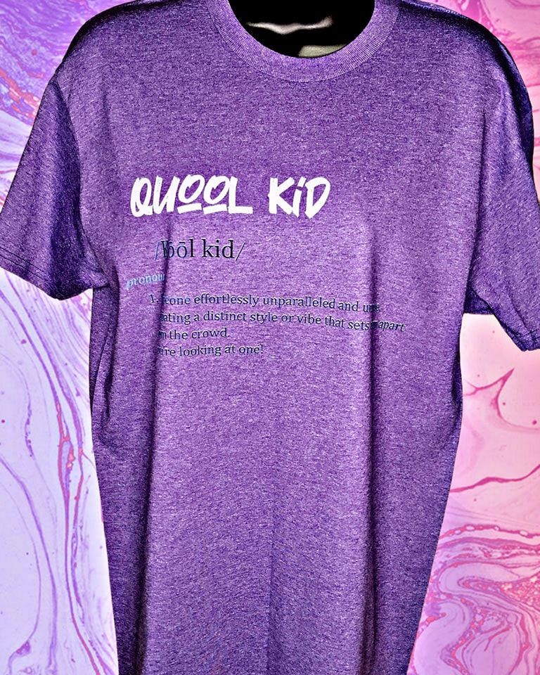 Definition Of A Quool Kid - Heather Purple T-shirt