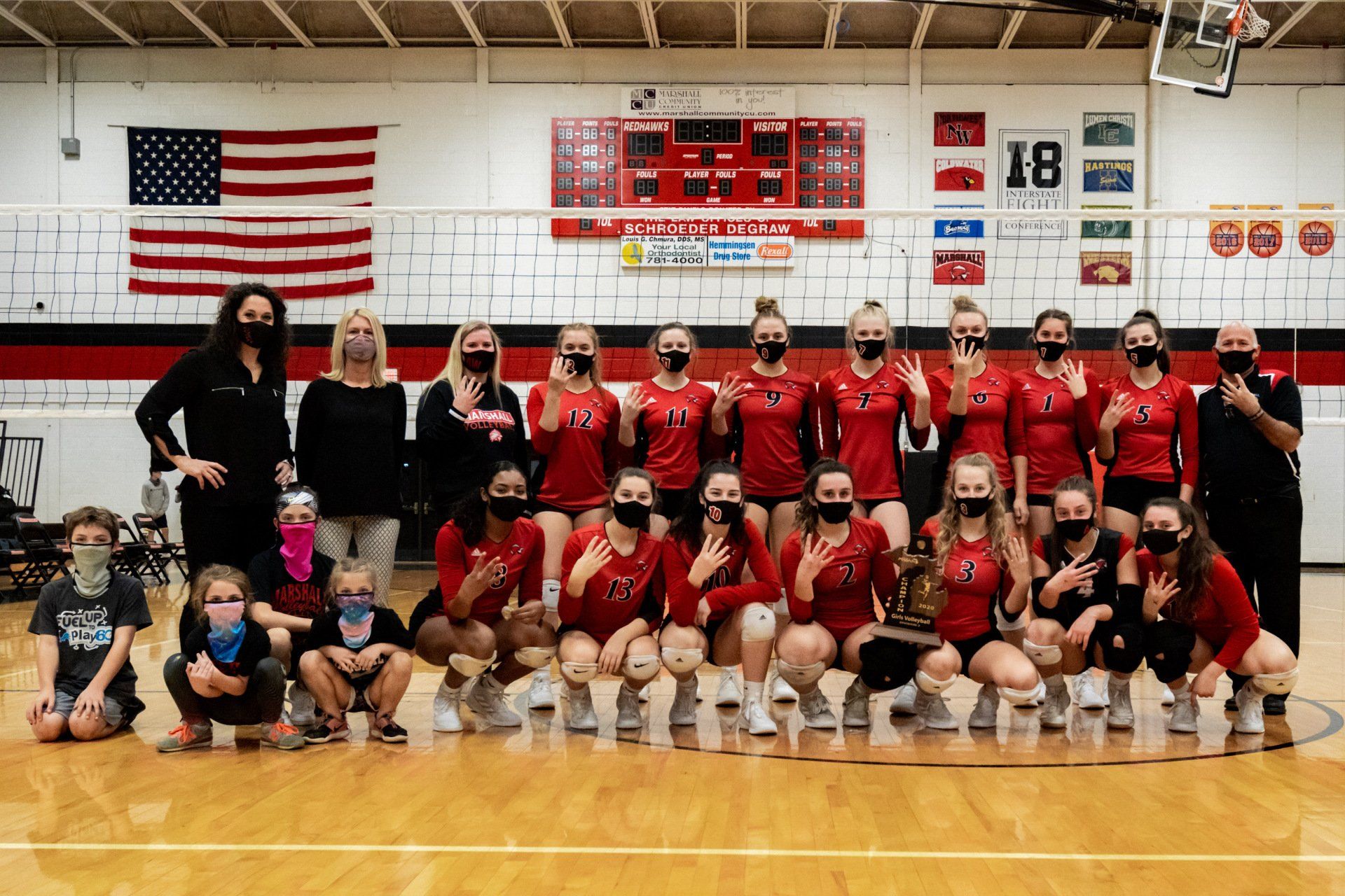 MHS volleyball wins fourth-straight district title