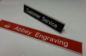 Abbey engraving Door & Desk Plates