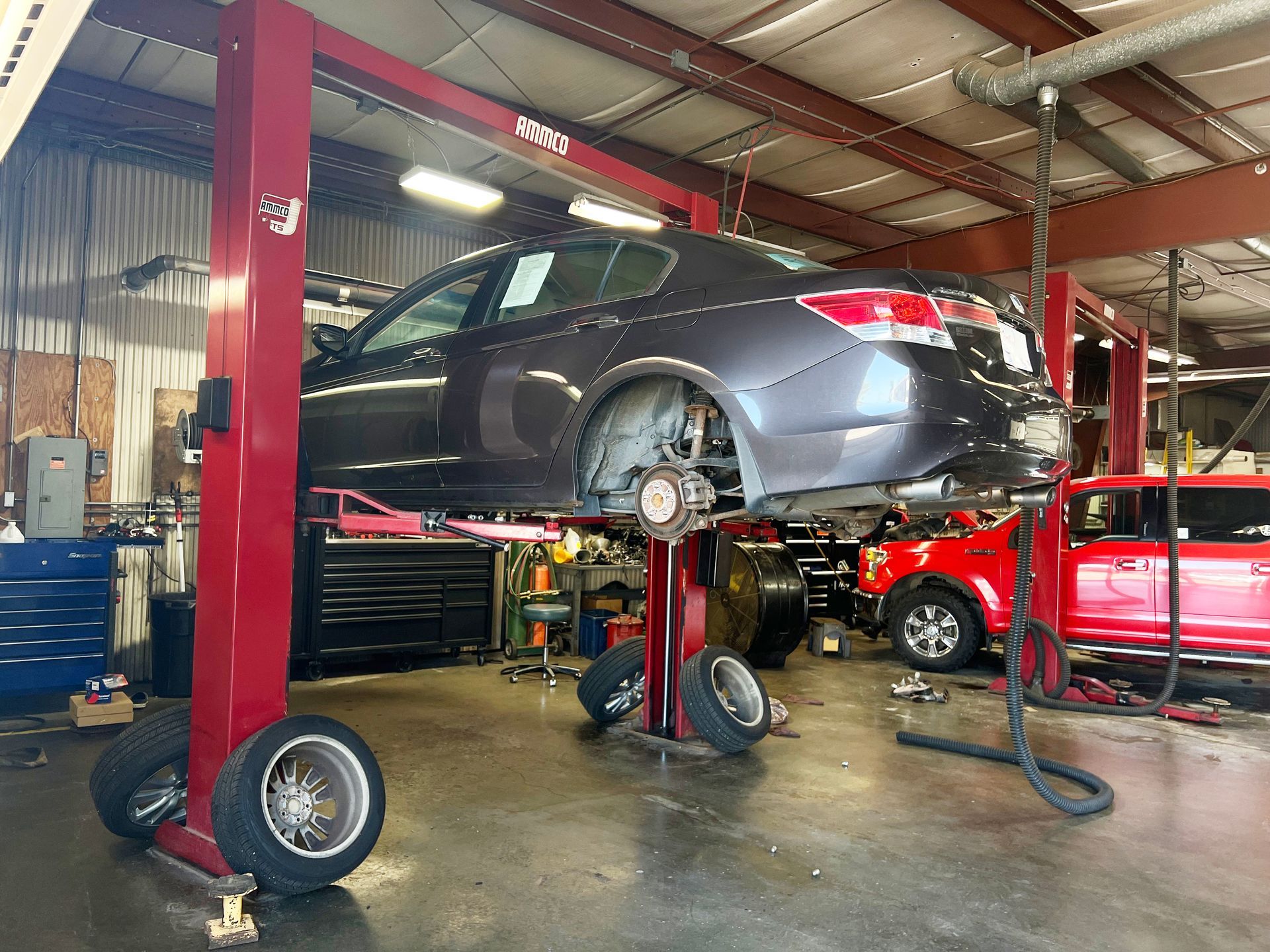 SWT Total Car Care is performing a brake job on a vehicle in Sioux Falls, South Dakota.