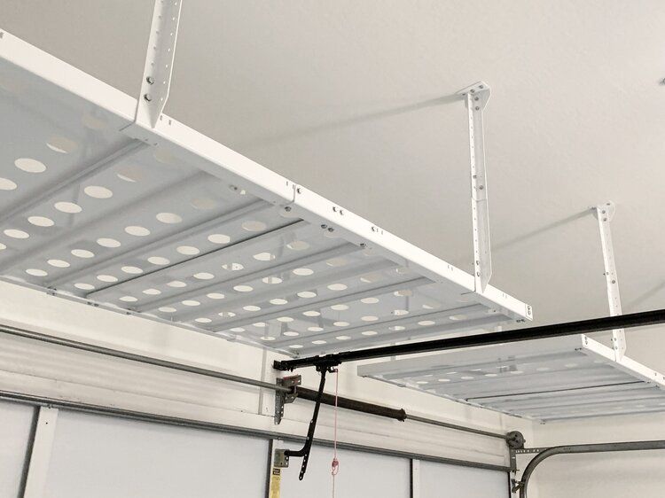 overhead garage loft storage super loft