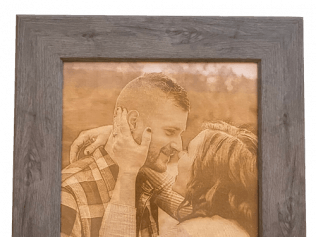 Laser Engrave Image of Couple