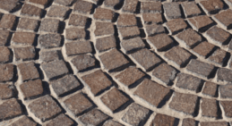 Pavimentazione a mosaico in porfido