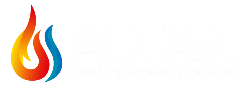 Logo with flame graphic in orange, red, and blue with white text.