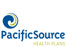 Pacific source health plans logo on a white background