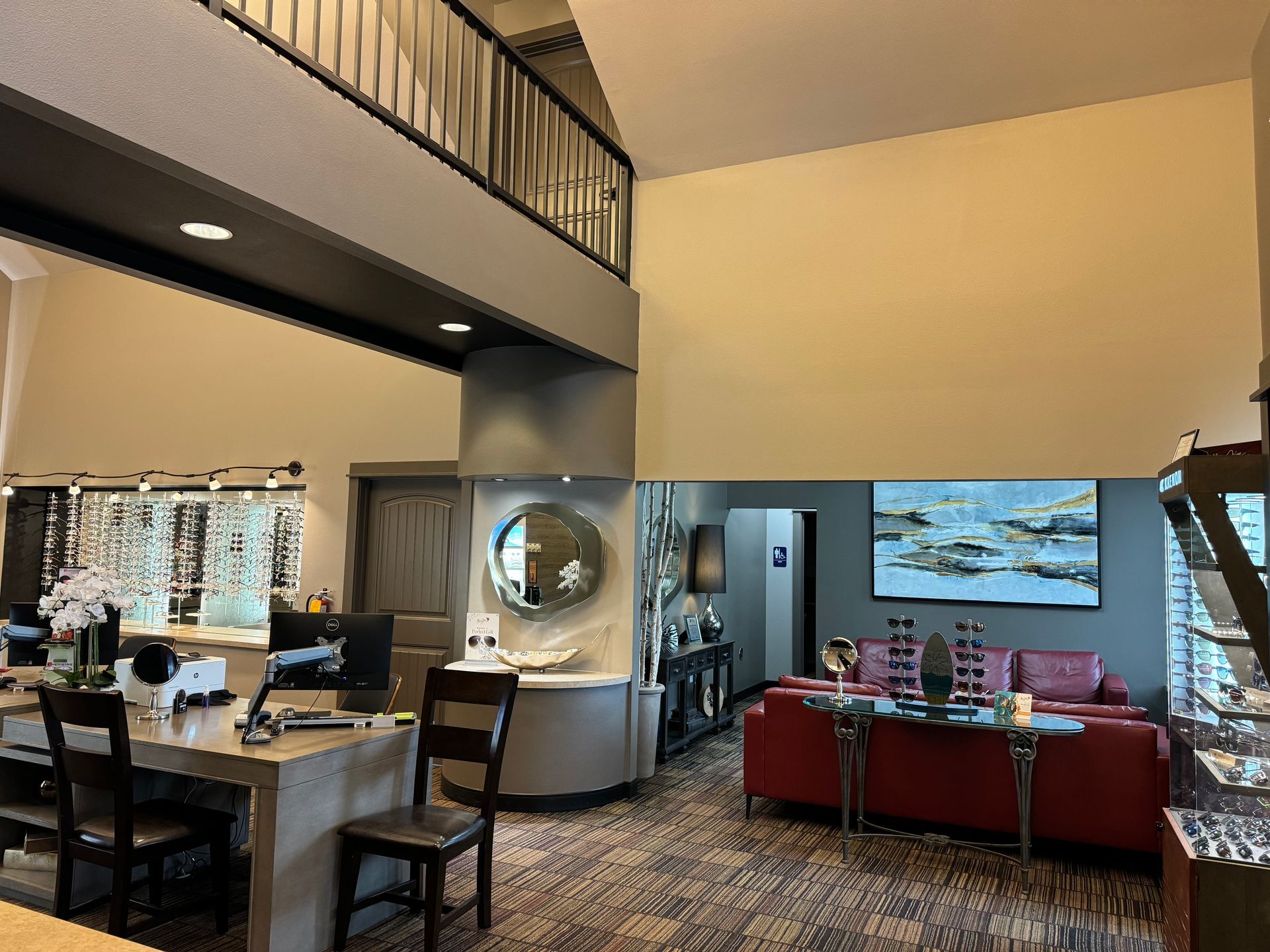 A woman is taking a picture of another woman 's face.