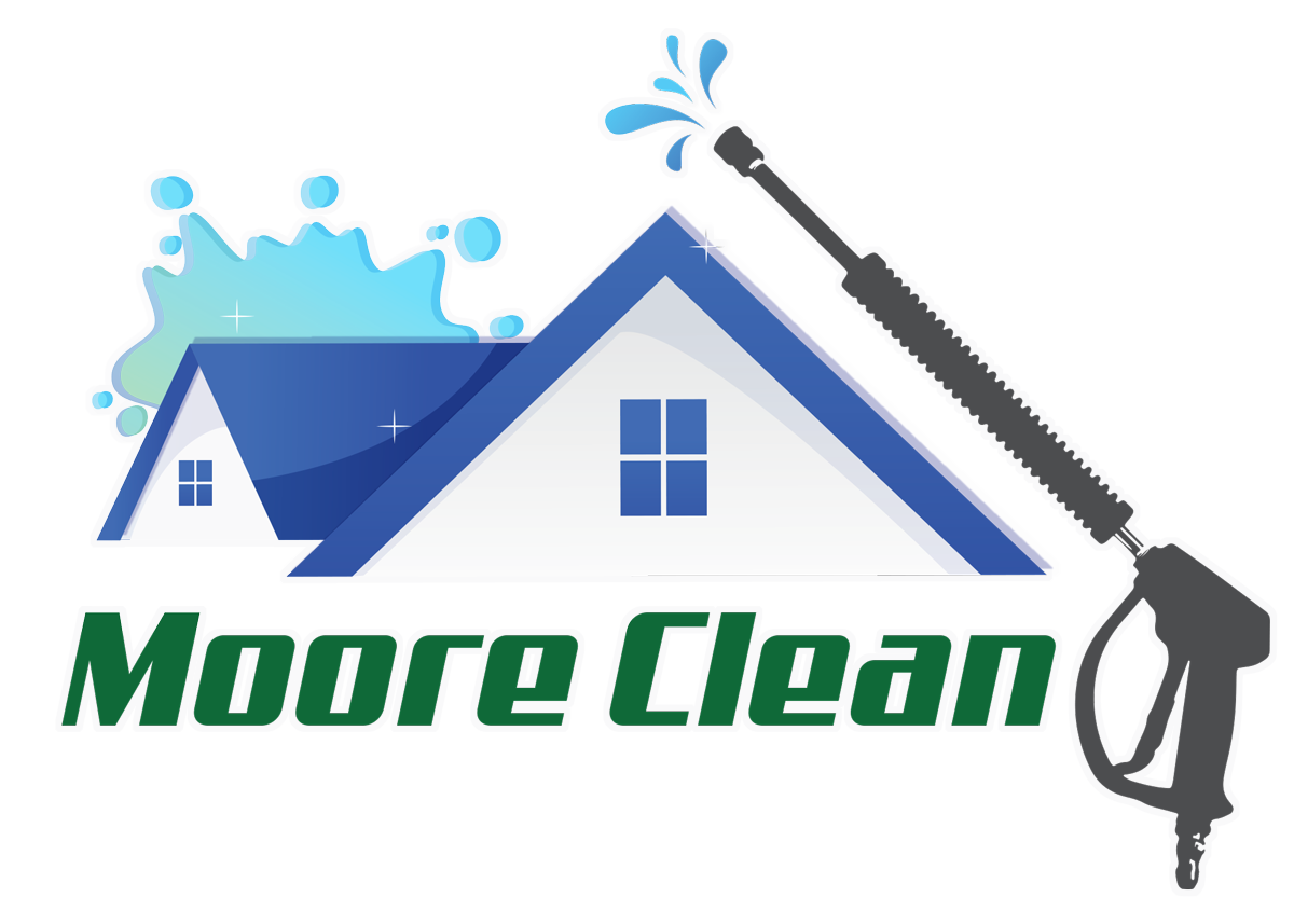 A logo for a company called moore clean