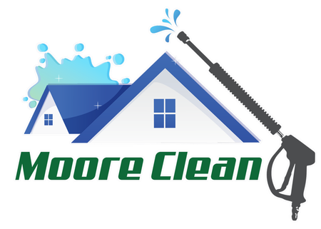 A logo for a company called moore clean