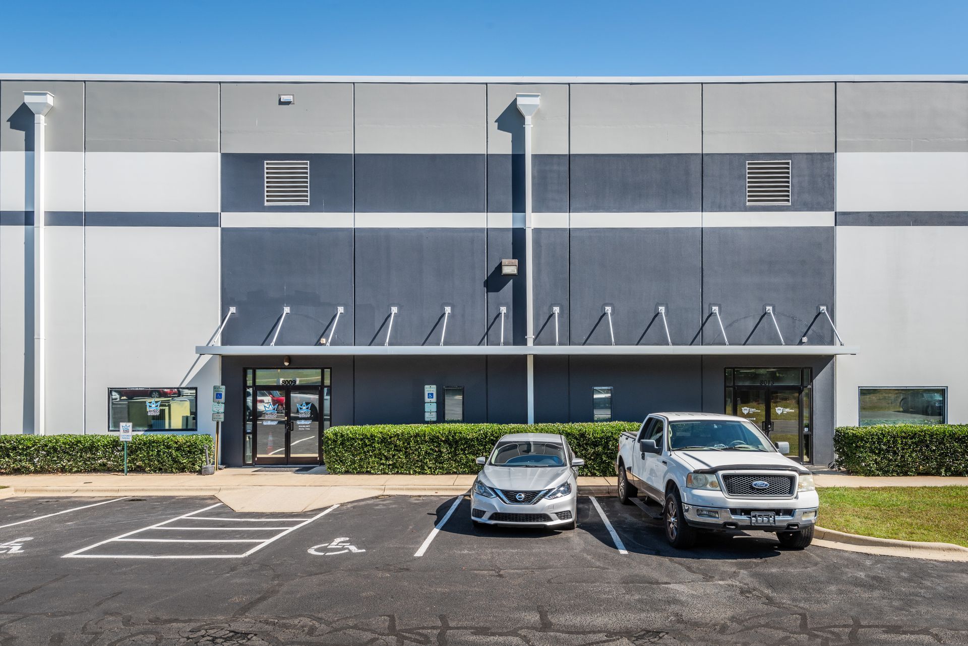 front of Purfoy building