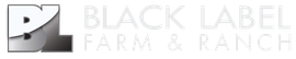 A black and white logo for black label commercial group