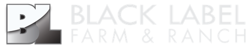 A black and white logo for black label commercial group