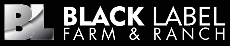 A black and white logo for black label commercial group