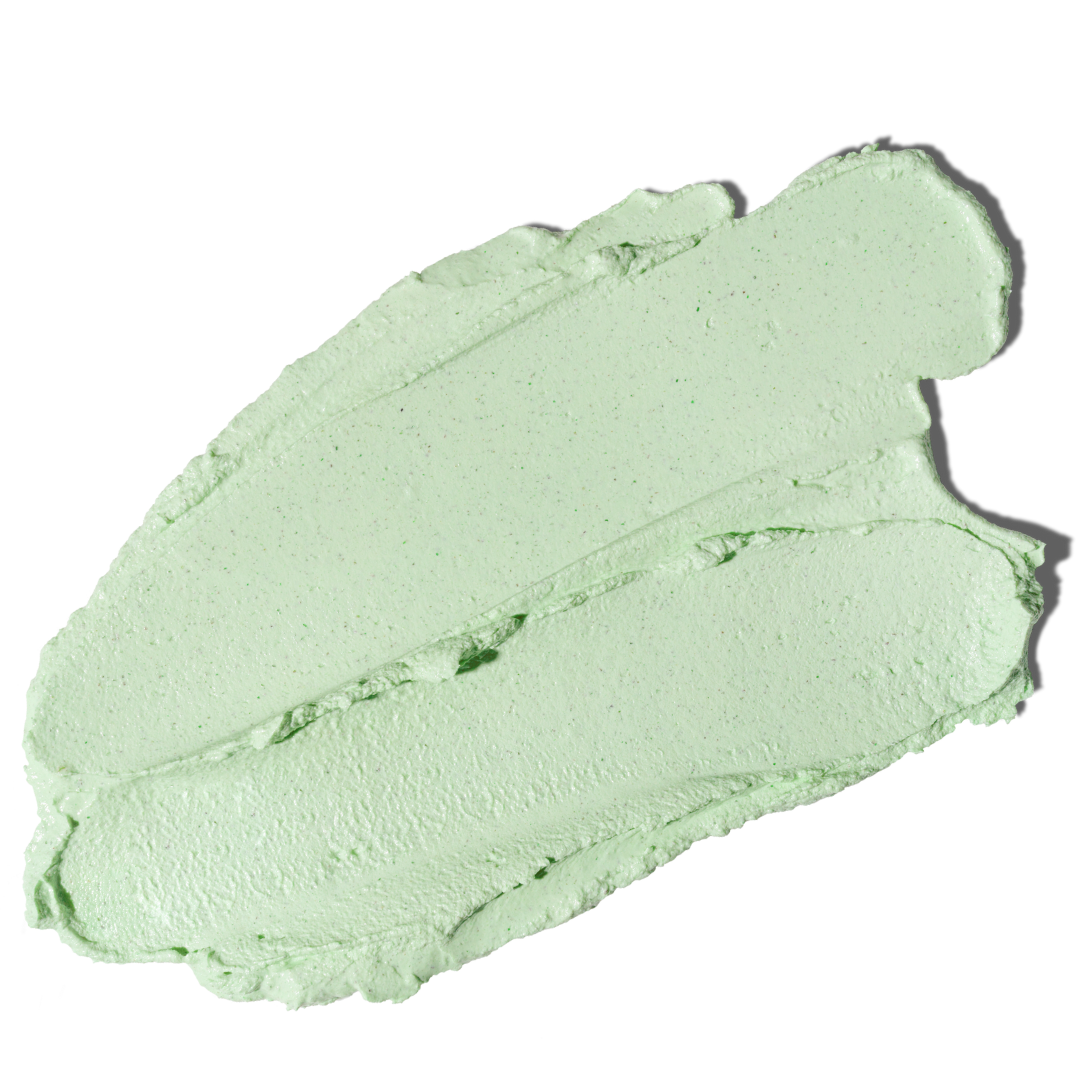 Green cosmetic cream
