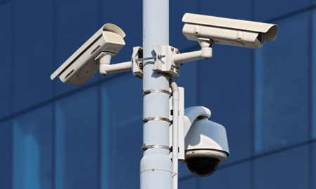 CCTVs installed on the streets