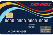A bridgestone affiliated retailer credit card
