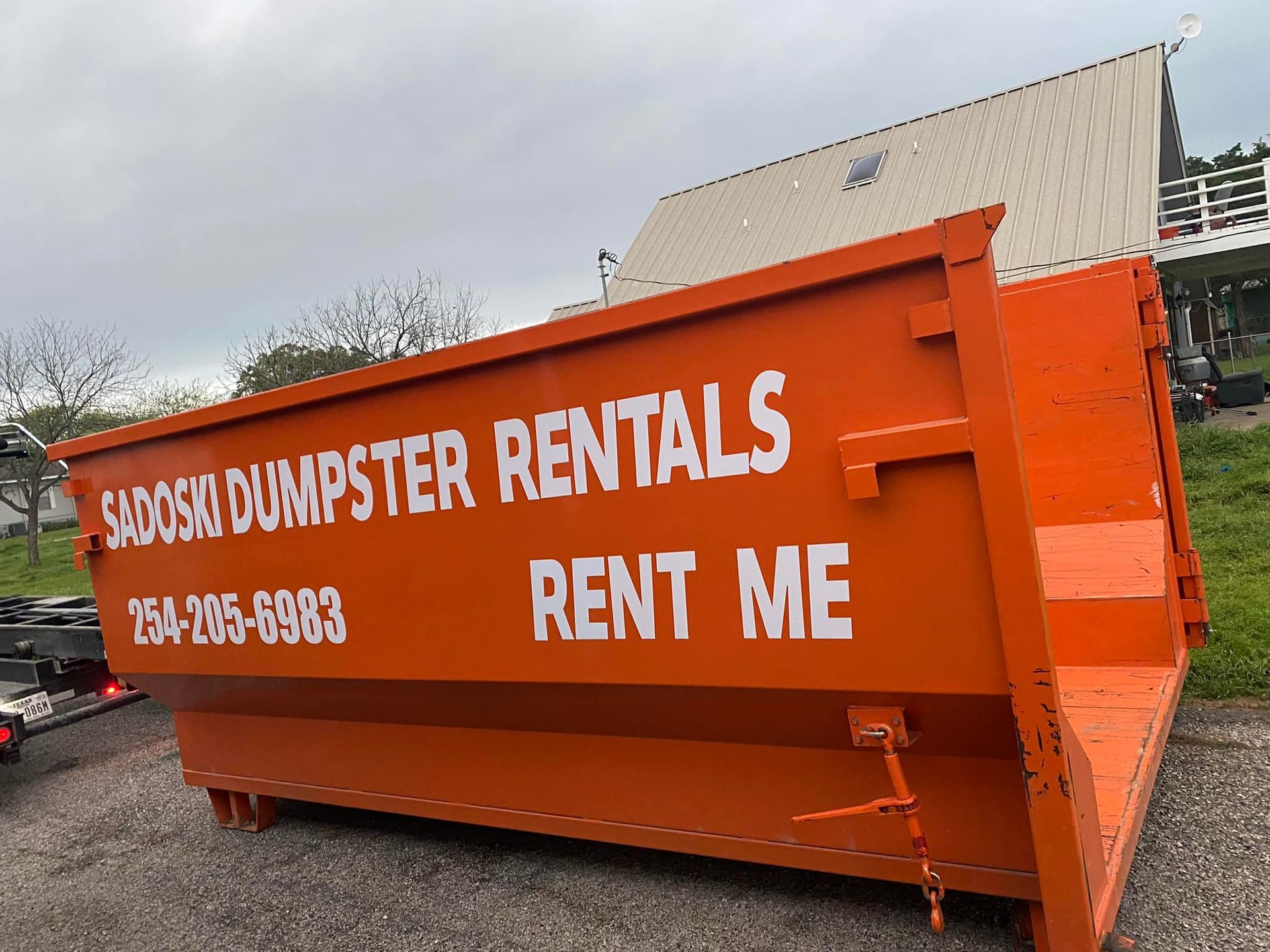dumpster rental whitney tx