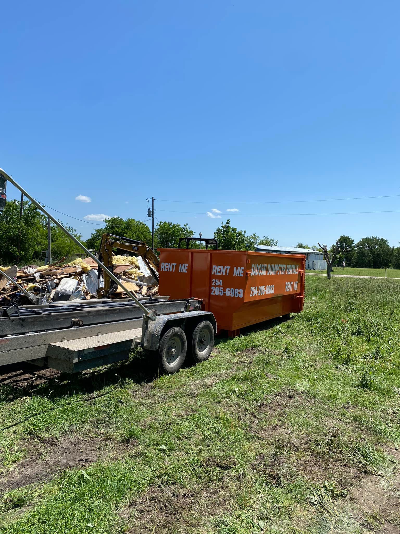 How Much Does Dumpster Rental Cost in Whitney TX?