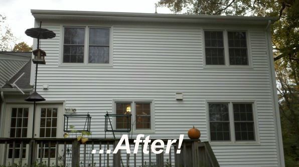 after the house siding is replenished