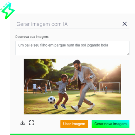 geração de imagem com inteligência artificial