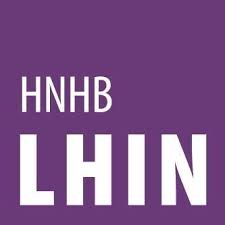 The logo for hnhb lhin is a purple background with white letters.